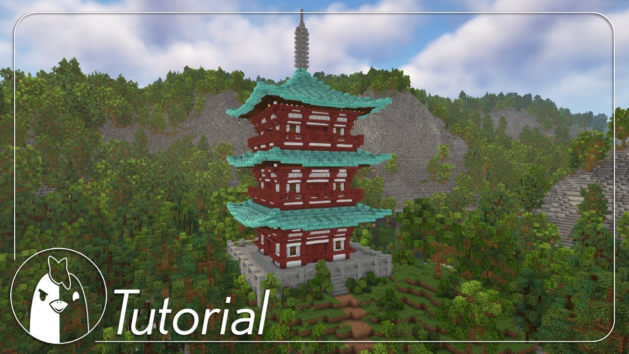 Mangrove Japanese Pagoda | Minecraft Tutorial