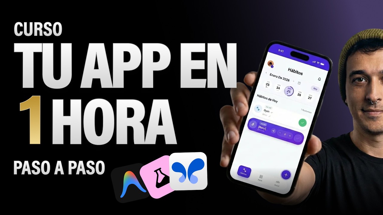 Tutorial DEFINITIVO para CREAR APPS con IA (Gratis, fácil y sin escribir código)