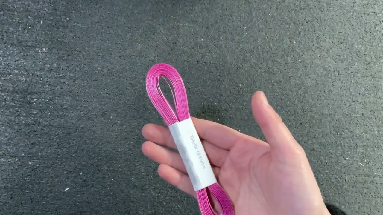 SPY374 - Katlamalı Perde Kurdele (5mm) Pembe