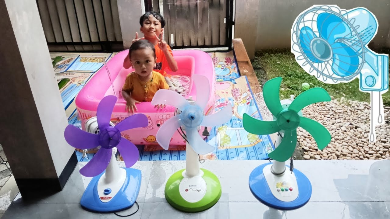 Drama Baling Kipas Angin Jatuh Dari Langit !!!