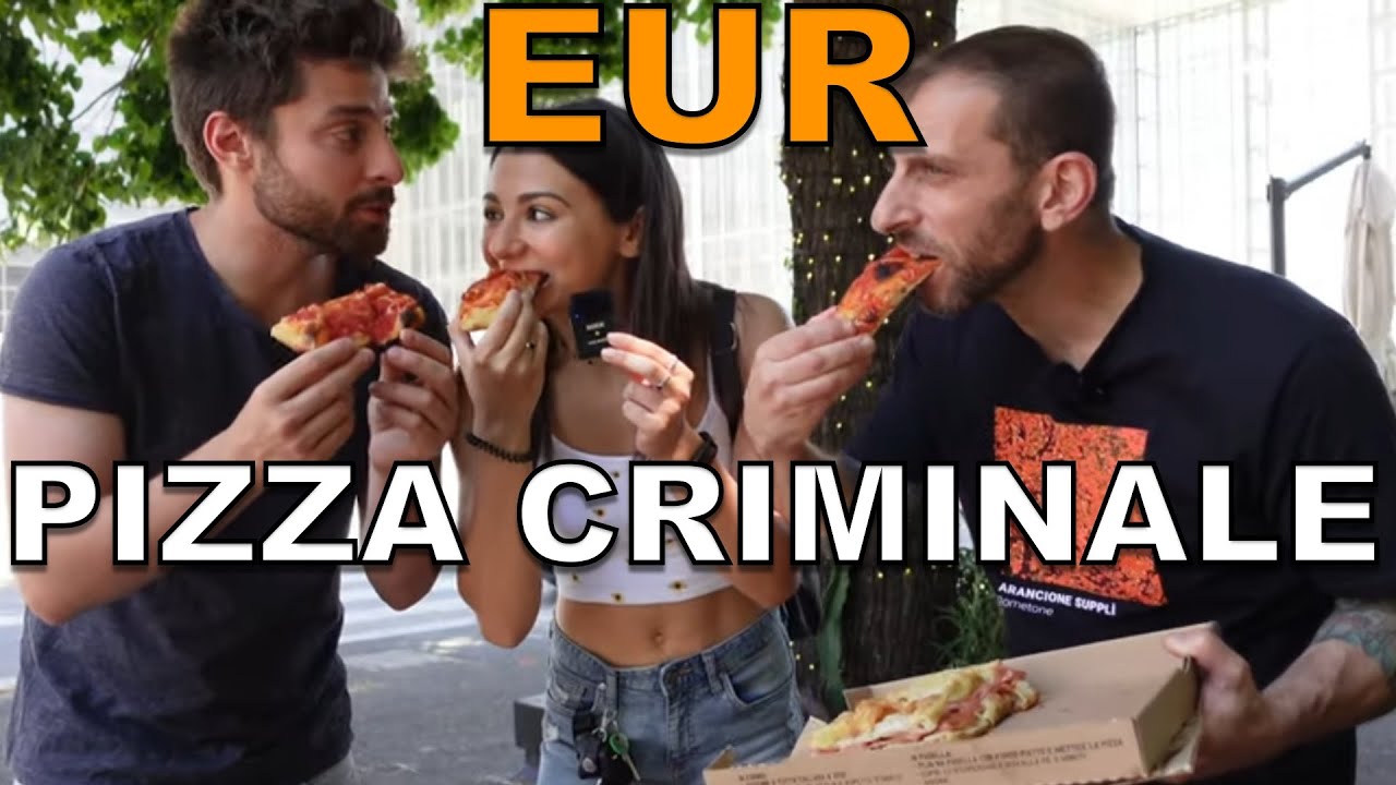 Pizza a taglio criminale EUR con @Prattquello e @Giuliacrossbow