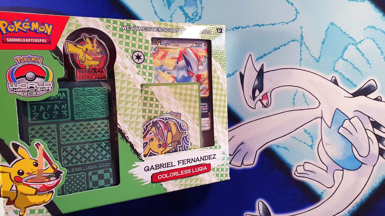 Unboxing Pokemon - Lugia V Star WCT 2023 Deck - DoffazukisDeckbauDungeon