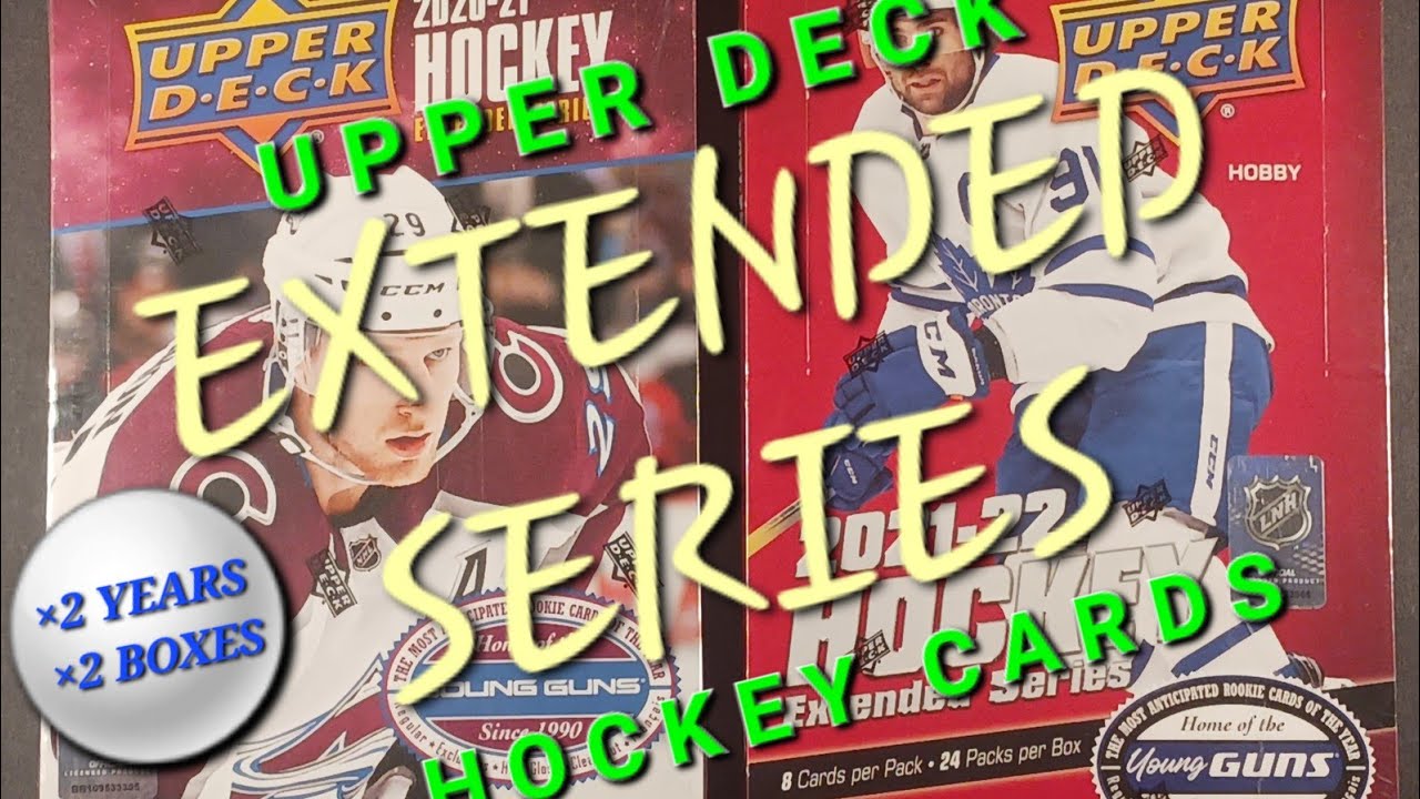 STRIKE EXTENDED! ⚠️ x2 HOBBY BOXES OF FLAGSHIP UPPER DECK EXTENDED SERIES HOCKEY 🏒 2020-21 & 2021-22