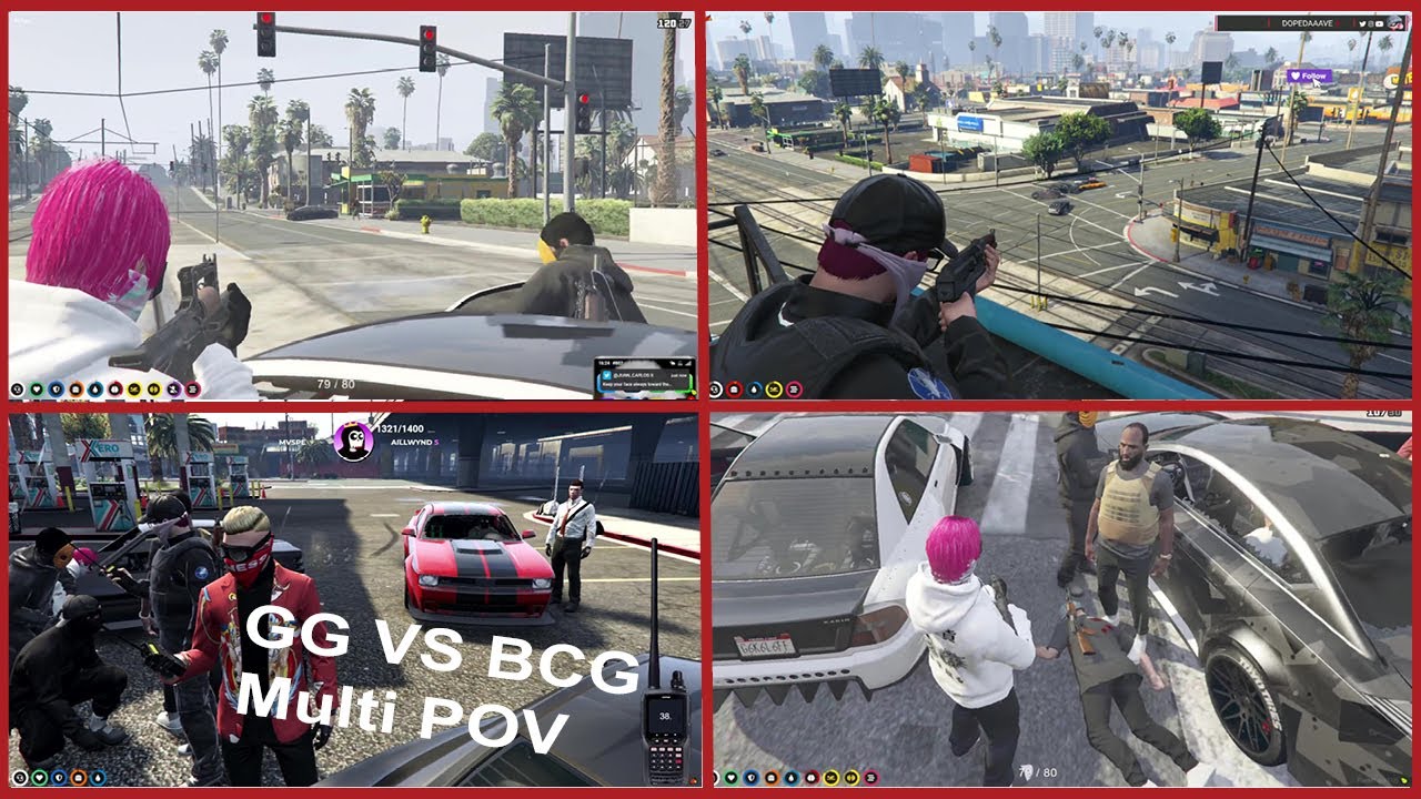 Gulag Gang VS Bowl Cut Gang Full Fight Multiple POV
