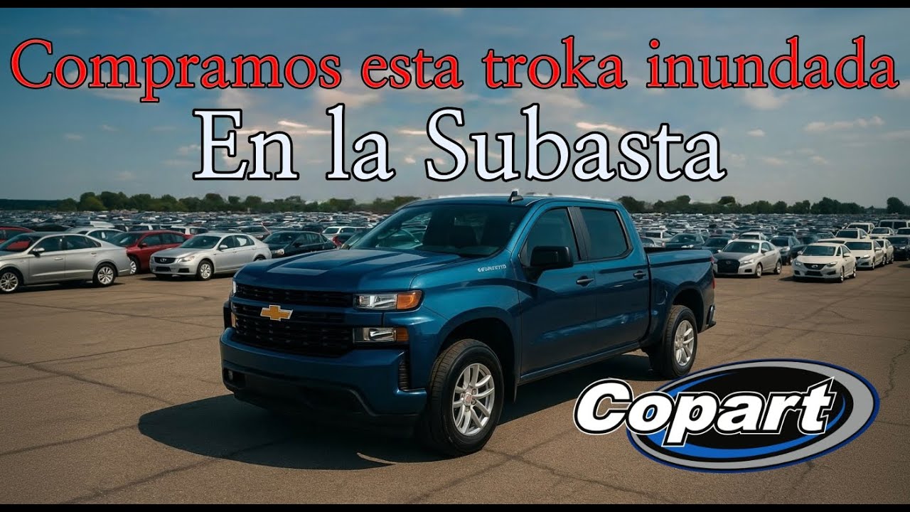 Compramos una Silverado inundada en la subasta! #copart