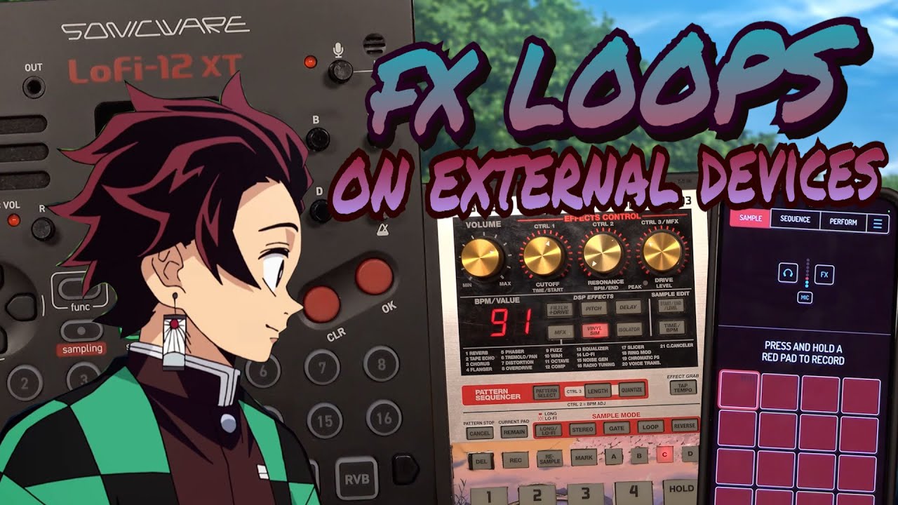 Using External Effects with the Sonicware Lofi-12 XT