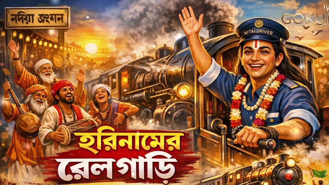 হরিনামের রেলগাড়ি | Harinaamer Railgari | Nitai Driver Kirtan | Nagar Sankirtan Dance Song