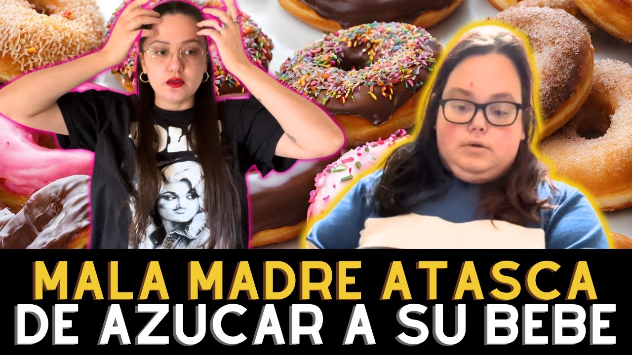 mala madre de tiktok atasca de azúcar a su bebé