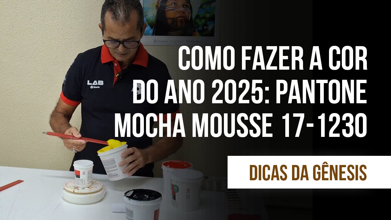#130 - Como fazer a cor Pantone Mocha Mousse 17-1230