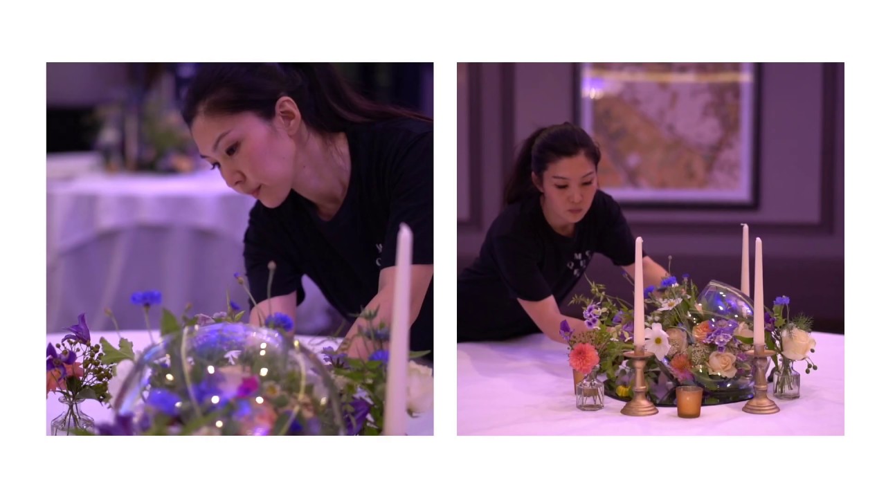 Behind the scenes with McQueens Flowers Events team