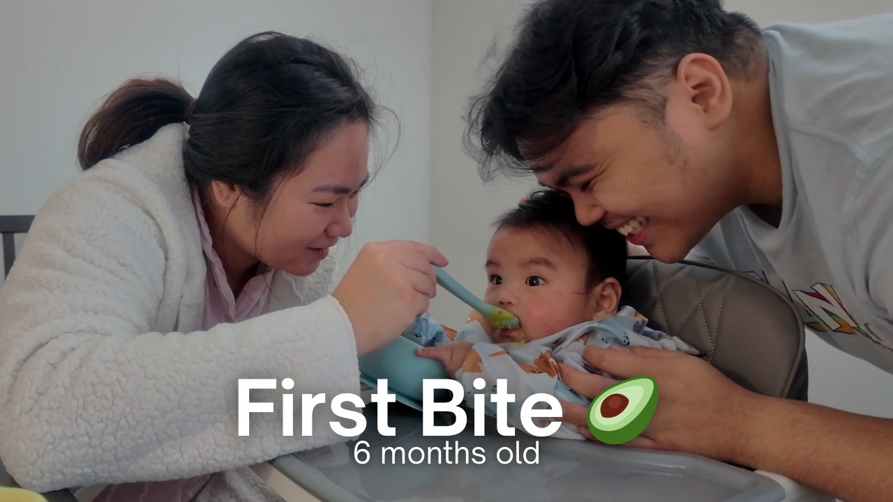 First Solid Food at 6 Months | A Day in Toronto After the Snow Storm