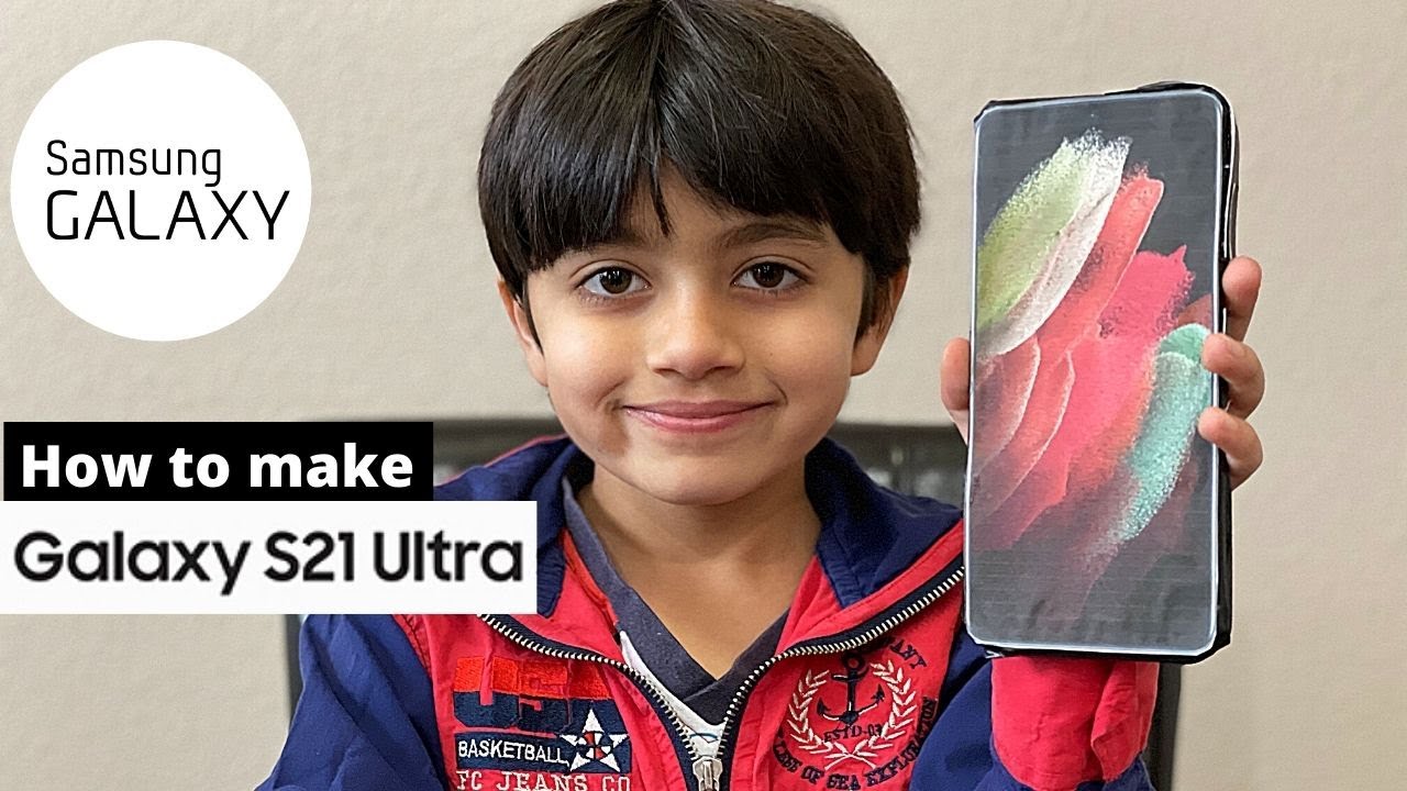 DIY - How to make 'Samsung Galaxy S21 Ultra' phone from cardboard