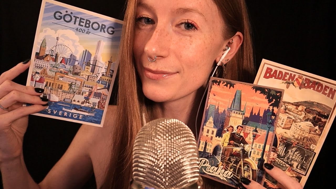Soft-spoken ASMR | Stories from my Europe trip with postcards 📬