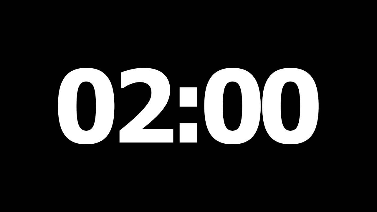 2 Minute Countdown Timer