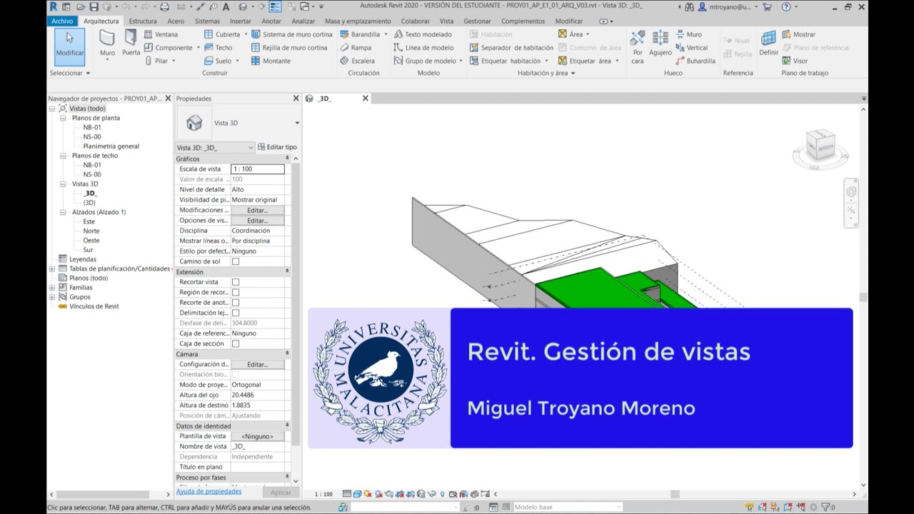 Revit. Gestión de Vistas