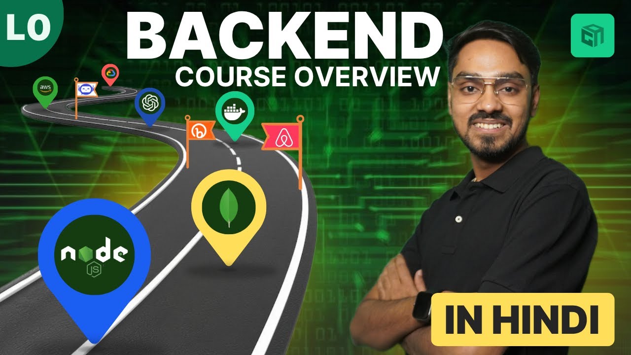 Backend Course Overview | Node.js, Express.js, MongoDB, PostgreSQL, Docker, OpenAI, CICD, AWS & GCP