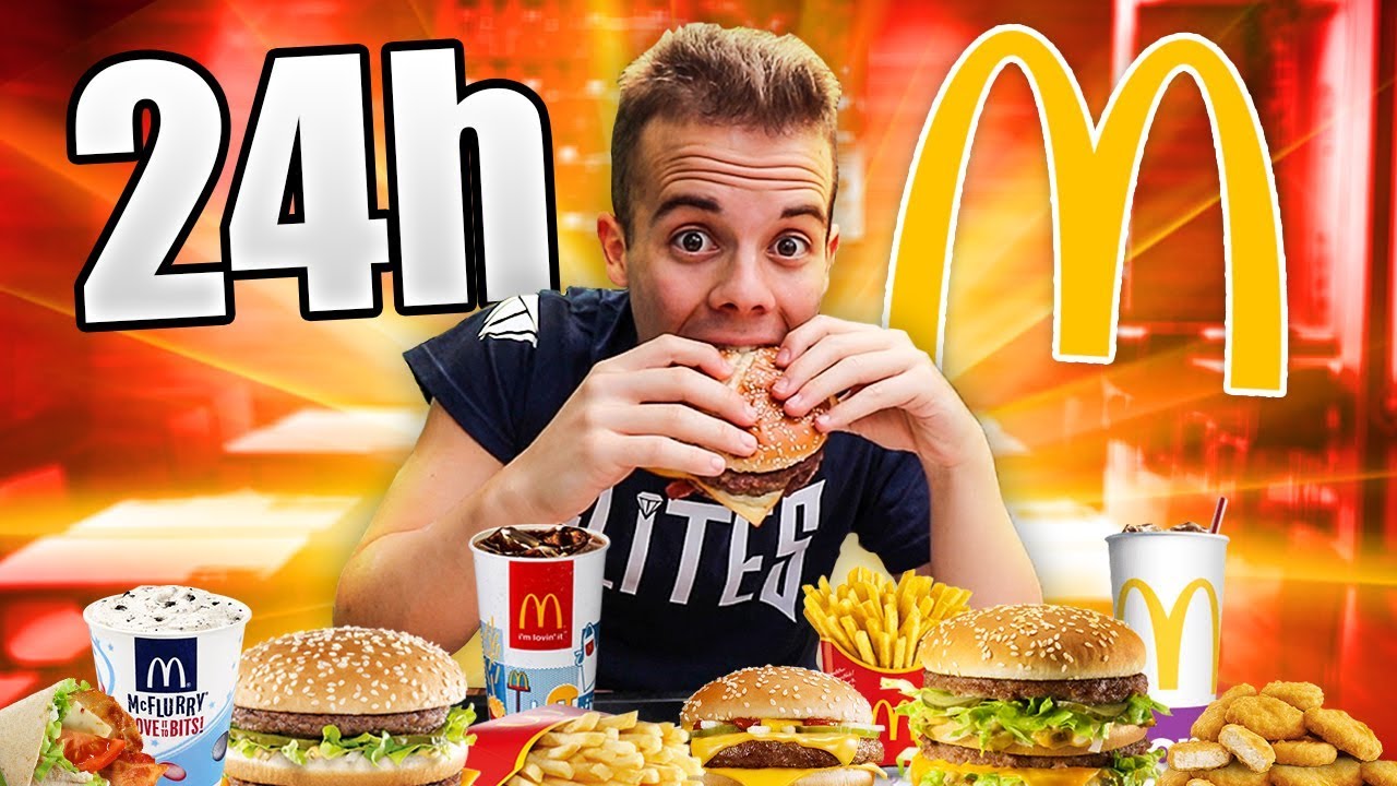 🍔 MANGIO SOLO McDONALD'S per 24 ORE!