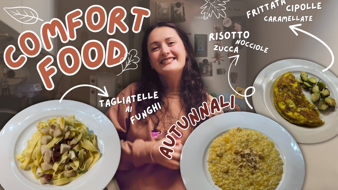 🍂 3 comfort food AUTUNNALI | semplici, veloci e cozy