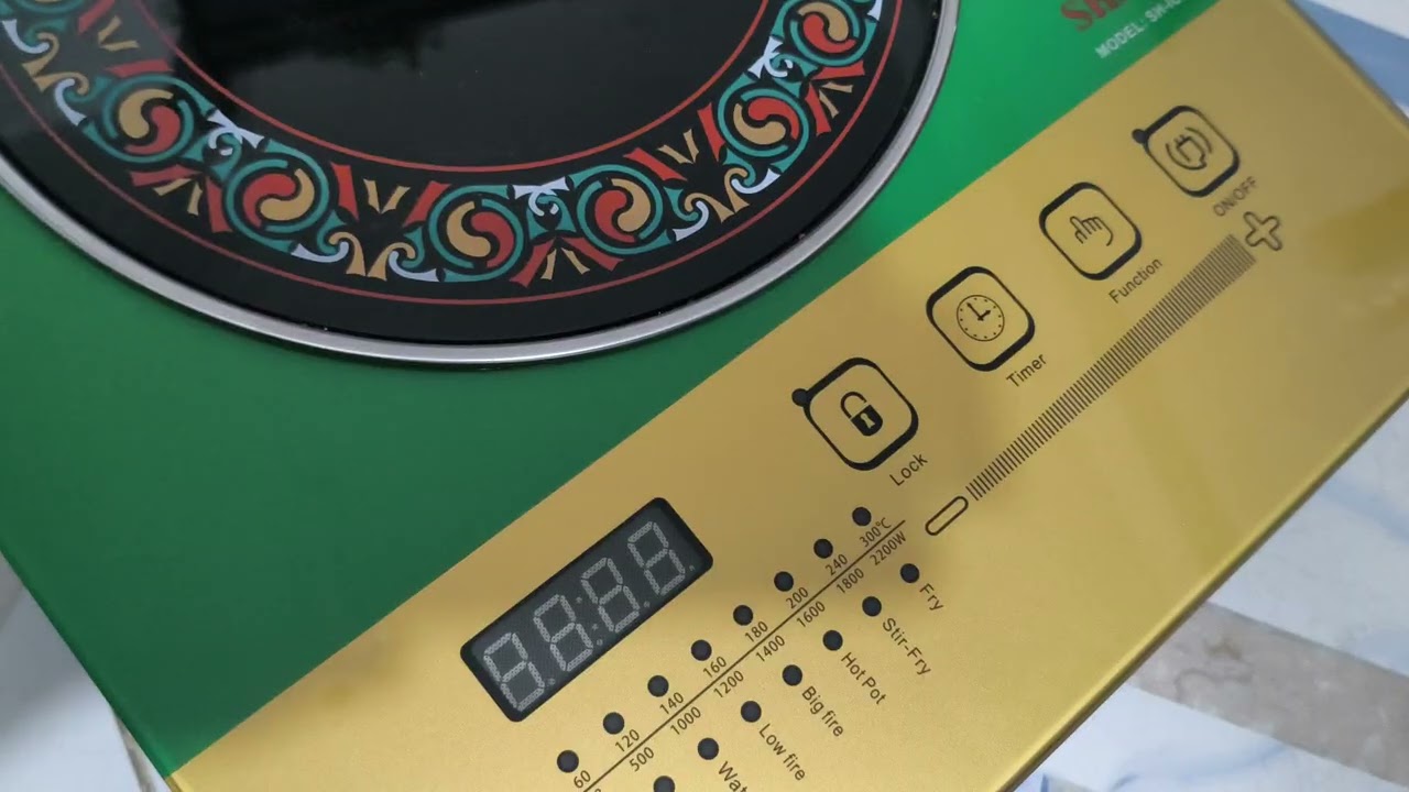 Sharif Induction Cooker Unboxing of Sharif SH-IC503SG