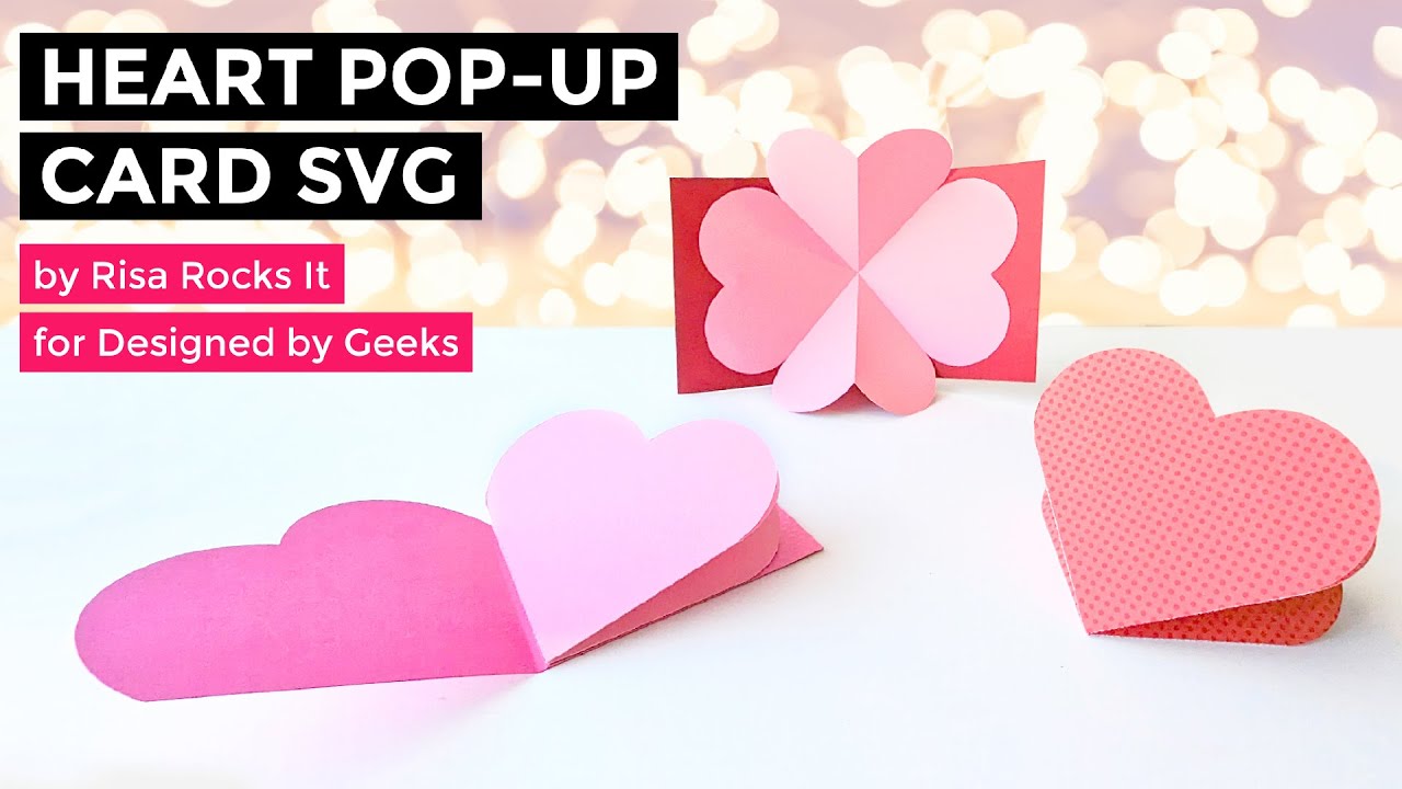 ALL the heart reacts for this Heart Pop-Up Card