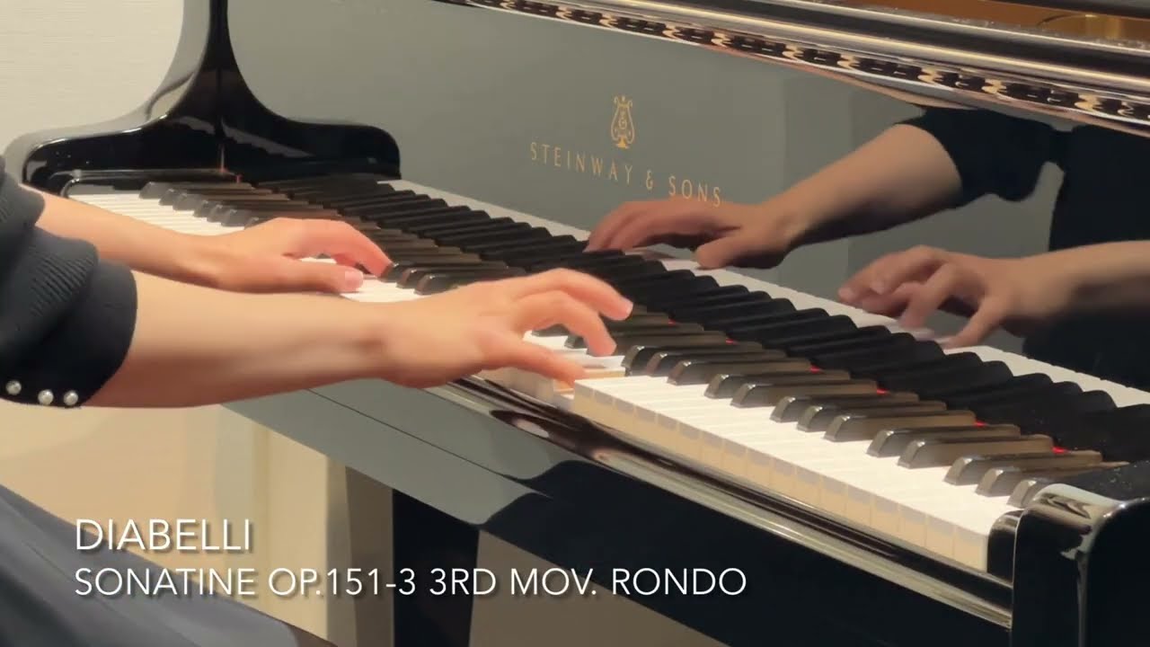 Diabelli - Sonatine in F major Op.151-3 3rd mov. Rondo　／　ディアベリ：ソナチネ　ヘ長調　Op.151-3　第3楽章　ロンド