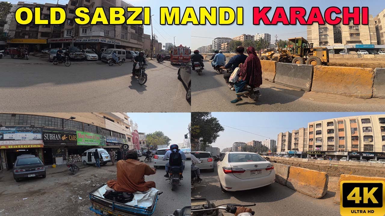 Karachi Old Sabzi Mandi Se Mazar-e-Quaid Tak | Development Update Bike Tour | City Routine