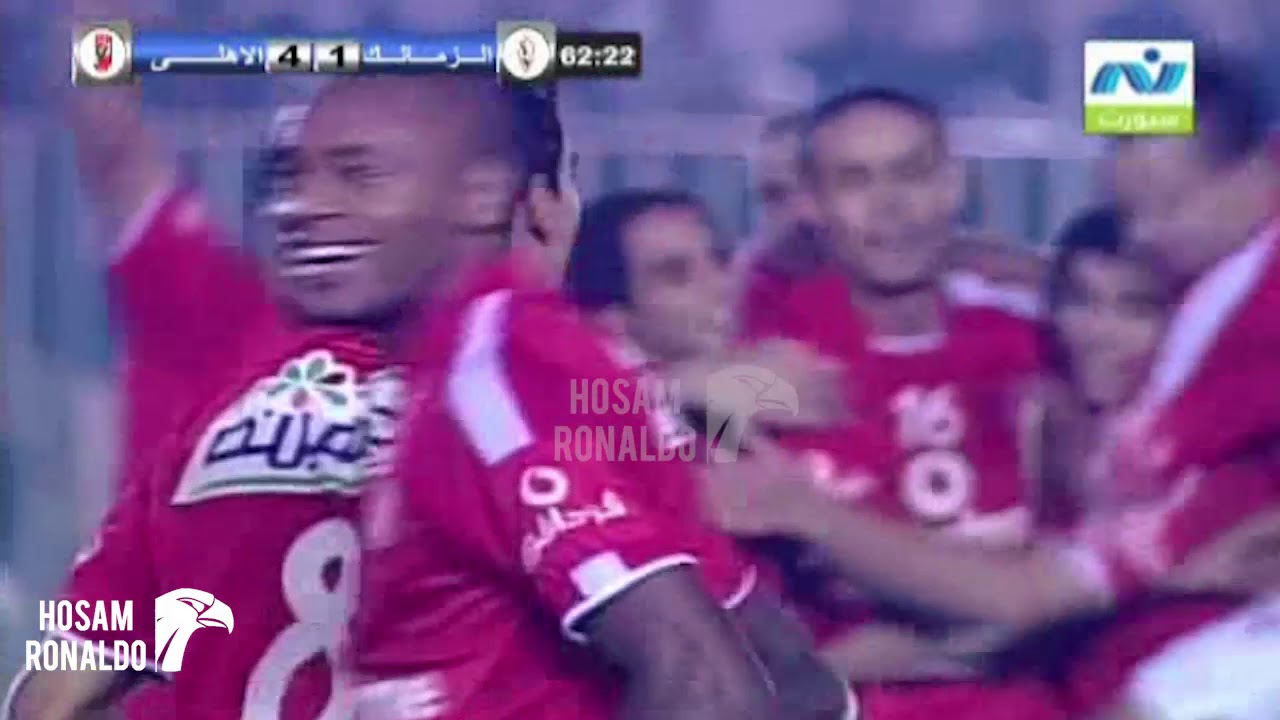 ملخص مباراة الأهلى و الزمالك 2/4 موسم 2005/2004 وتألق تريكة وبركات