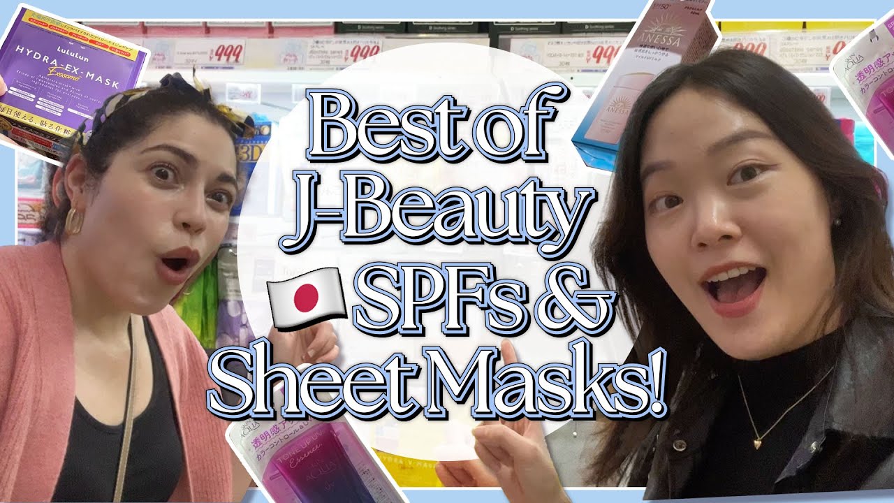 Best J-Beauty SPFs & Sheet Masks! 🇯🇵