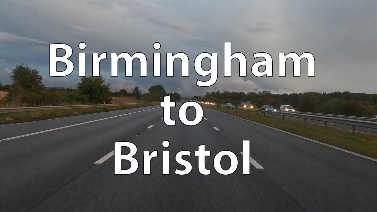 [4K] Driving from Birmingham to Bristol (UK)
