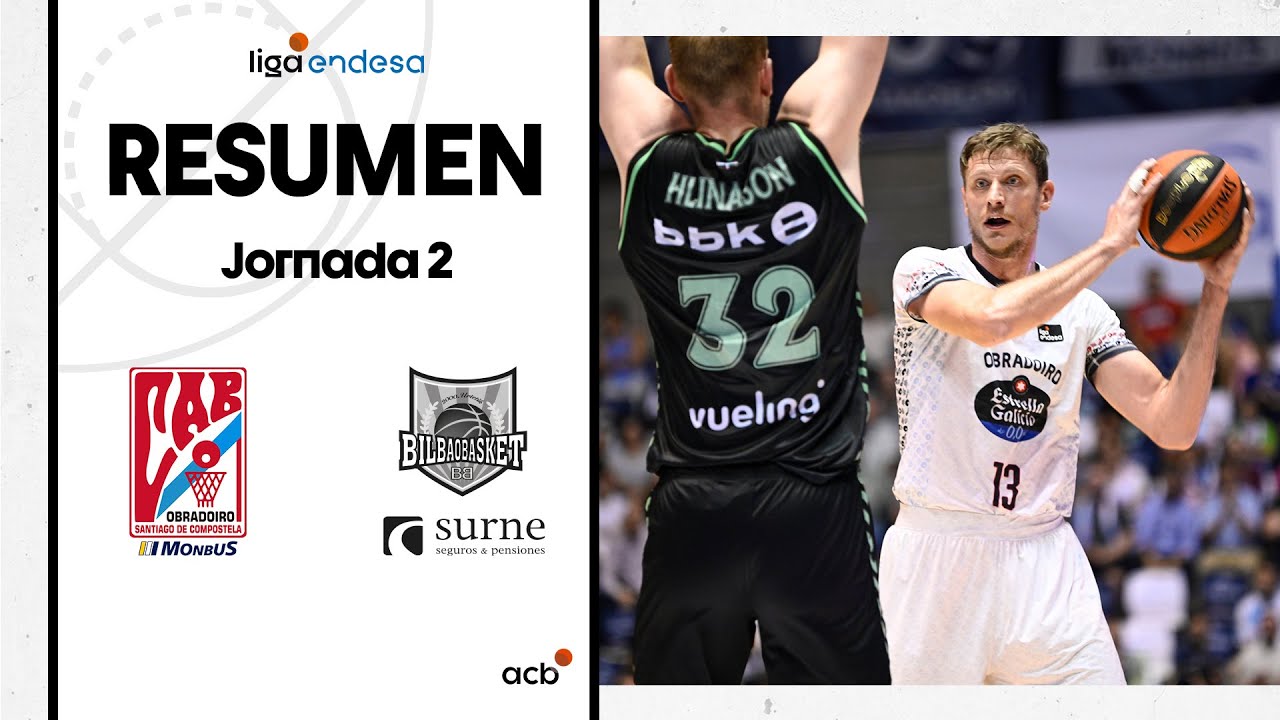 Monbus Obradoiro - Surne Bilbao Basket (77-78) RESUMEN | Liga Endesa 2023-24