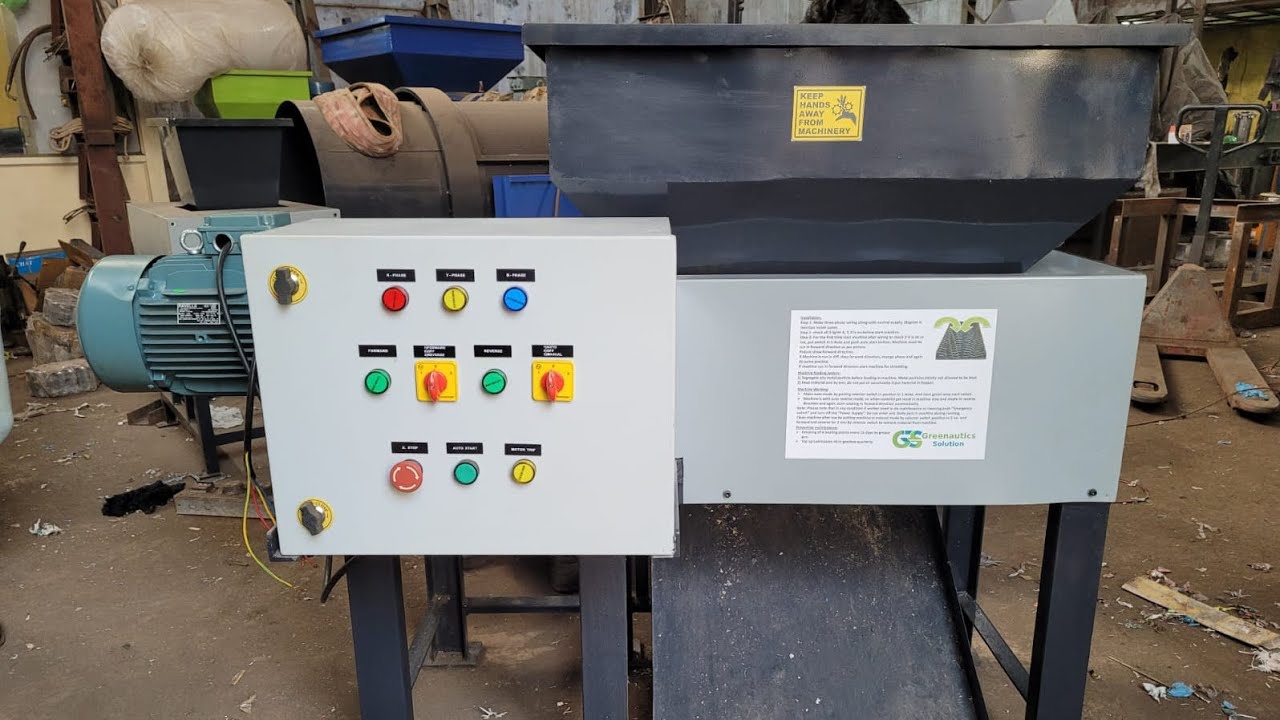 MSW Shredder,Greenautics Solution, Ahmedabad, Gujarat, India