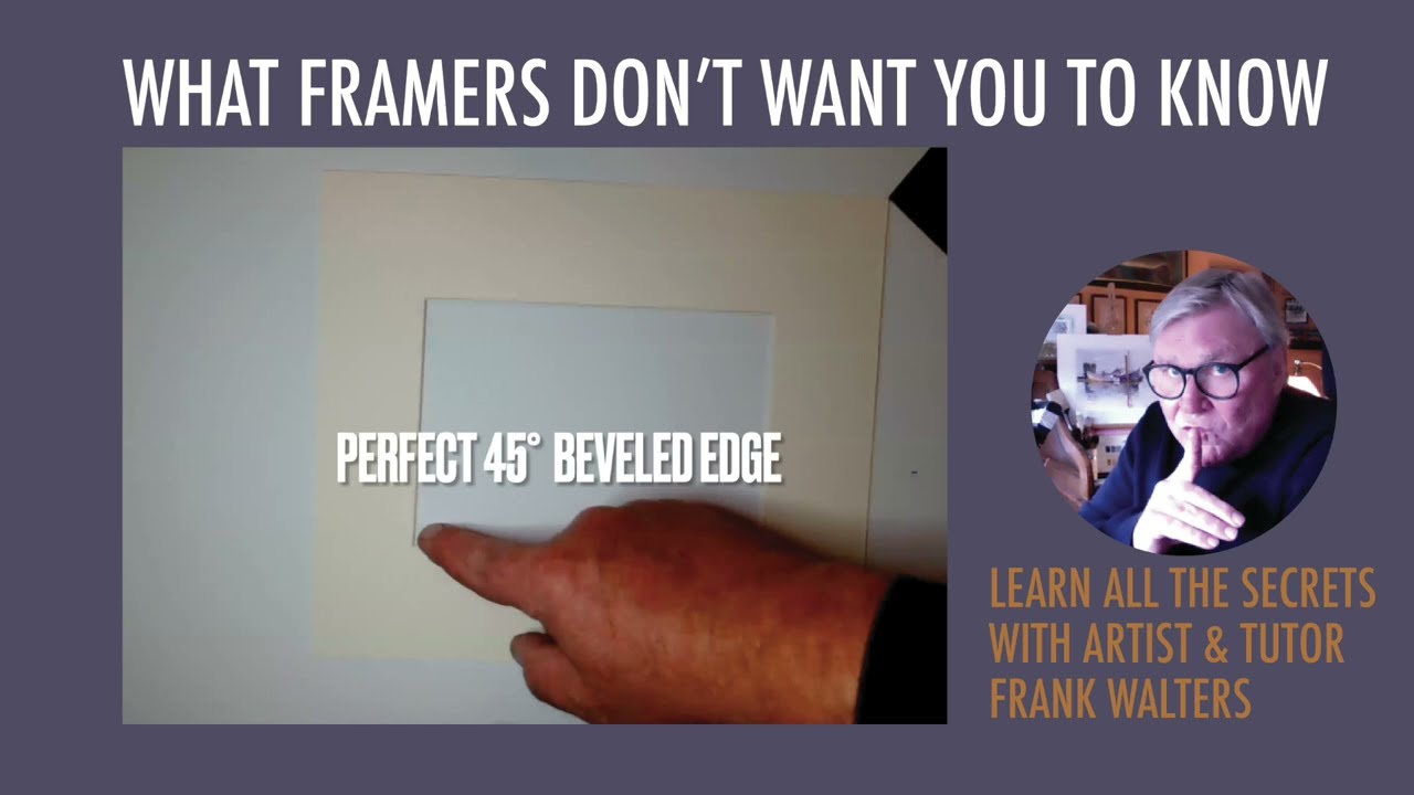 How to cut out your own picture mount.