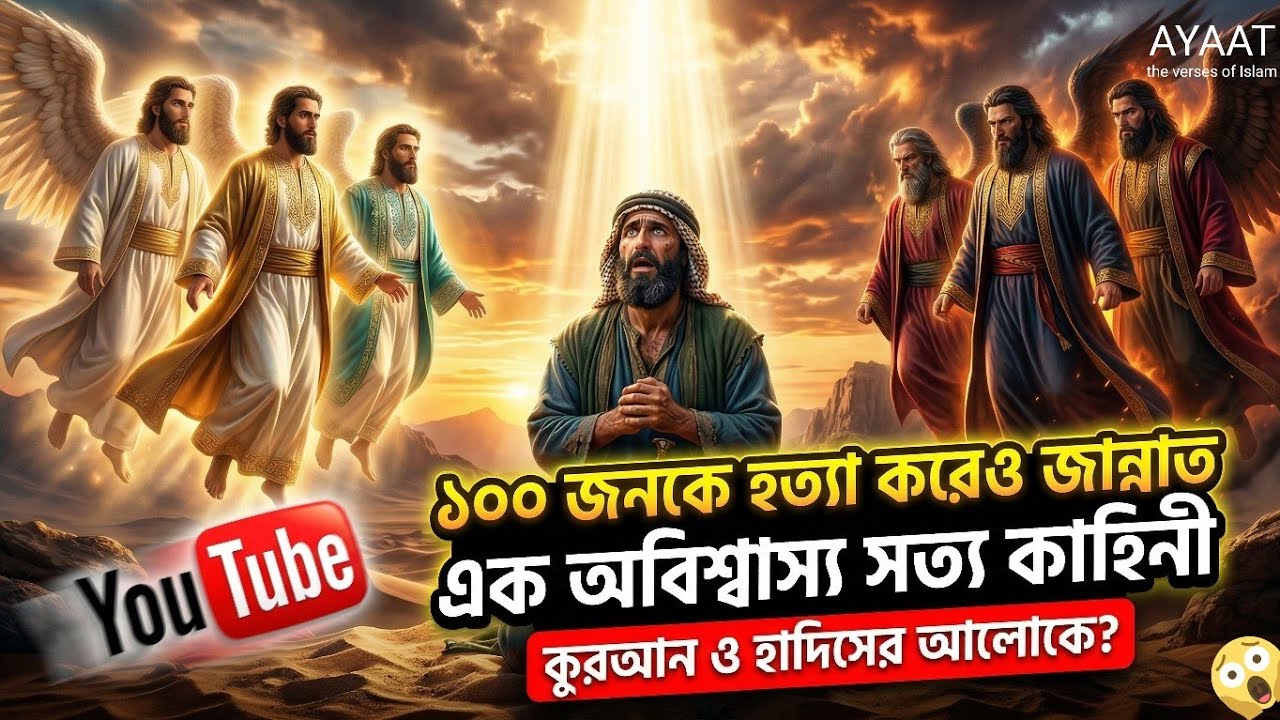 ১০০ জনকে হ/ত্যা করেও জান্নাত পেল! 😱 | তওবার শক্তি | সহীহ হাদিসের সত্য ঘটনা | ইসলামিক রহস্যময় গল্প