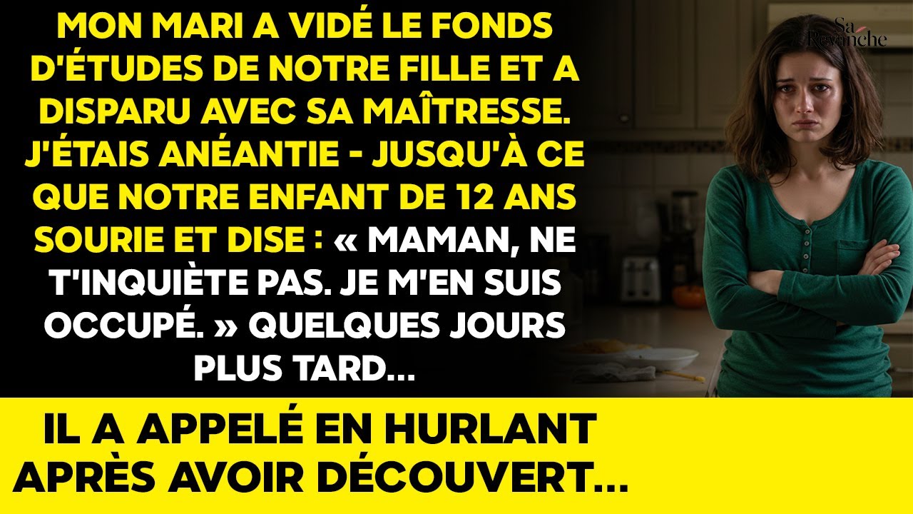 Mon mari a volé les études de notre fille pour sa maîtresse - puis ma fille de 12 ans a frappé fort