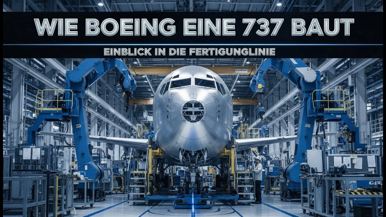 Innerhalb der Boeing 737 Fabrik | Vom Rohmaterial zum Erstflug | KI-Generierte Dokumentation