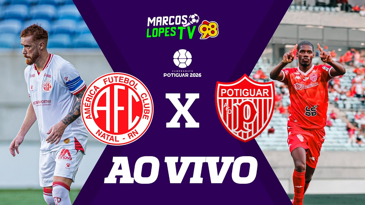 [🔴🟡 AO VIVO] AMÉRICA x POTIGUAR | SEMIFINAL DO CAMPEONATO POTIGUAR 2026 - 15/03/2026