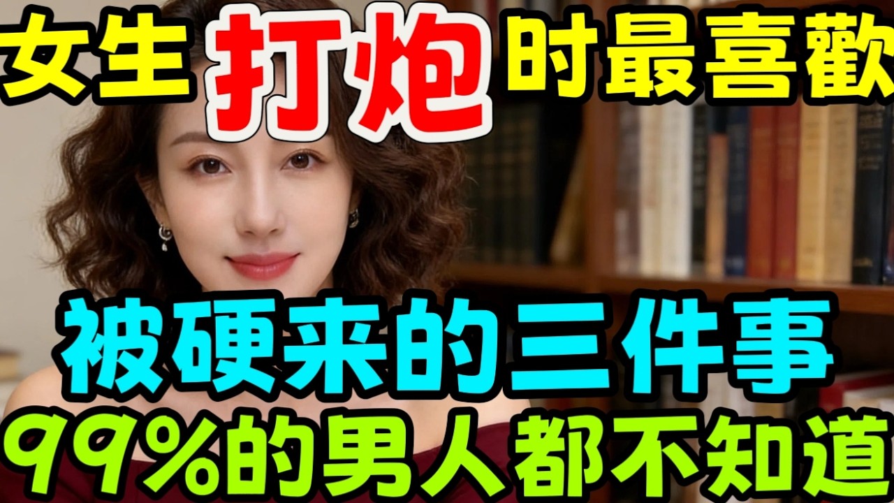 女生最喜歡被硬來的三件事，做完她倒追妳！ #情感 #happy婚 #男女相處 #男女行動 #告別 #大熱門