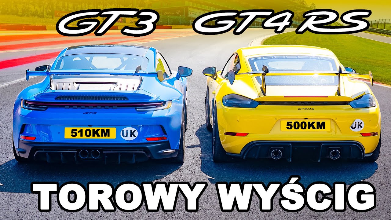 Porsche 911 GT3 v GT4 RS: WYŚCIG NA TORZE