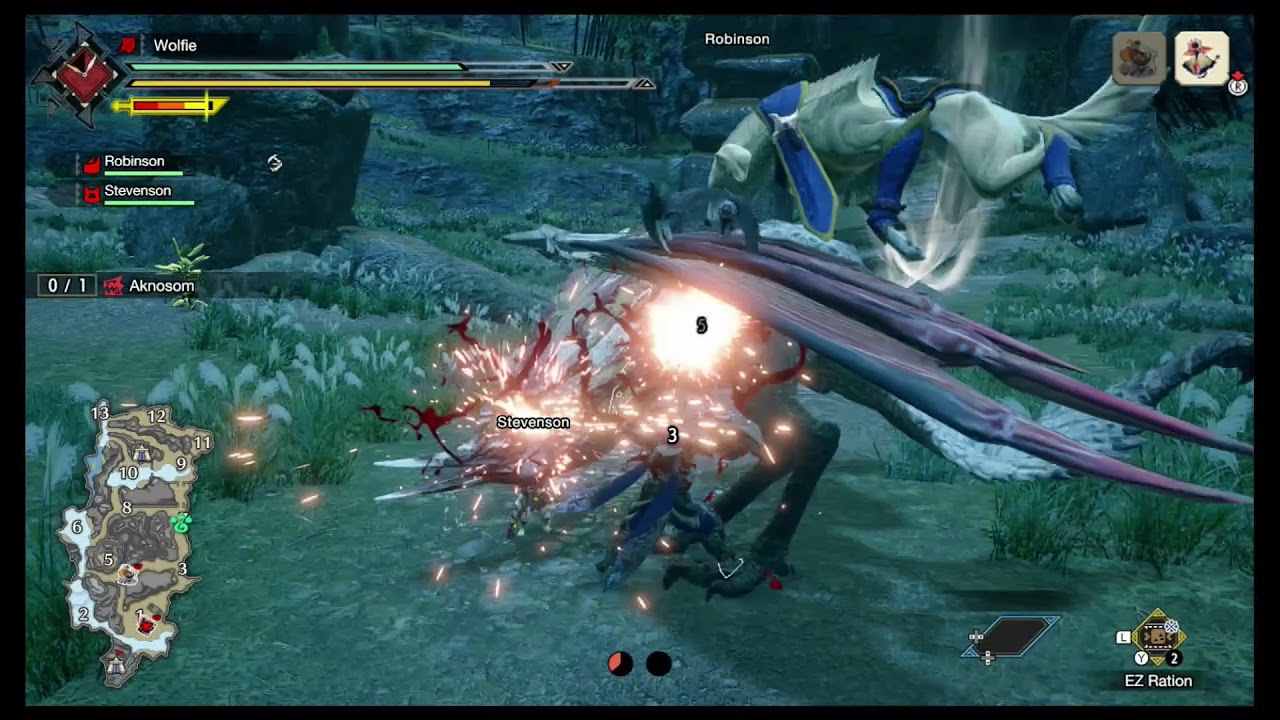 Monster Hunter Rise: Aknosom Hunt