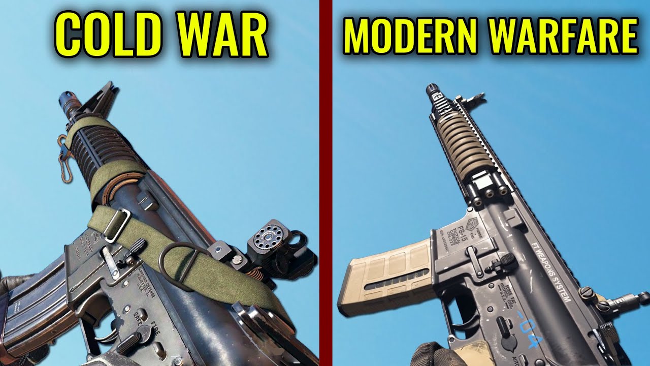 COD Black Ops COLD WAR vs Modern Warfare 2019 - Weapons Comparison