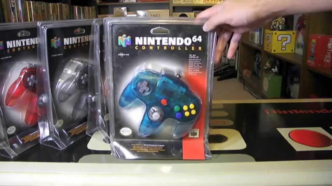 Full Set of Sealed N64 Controllers