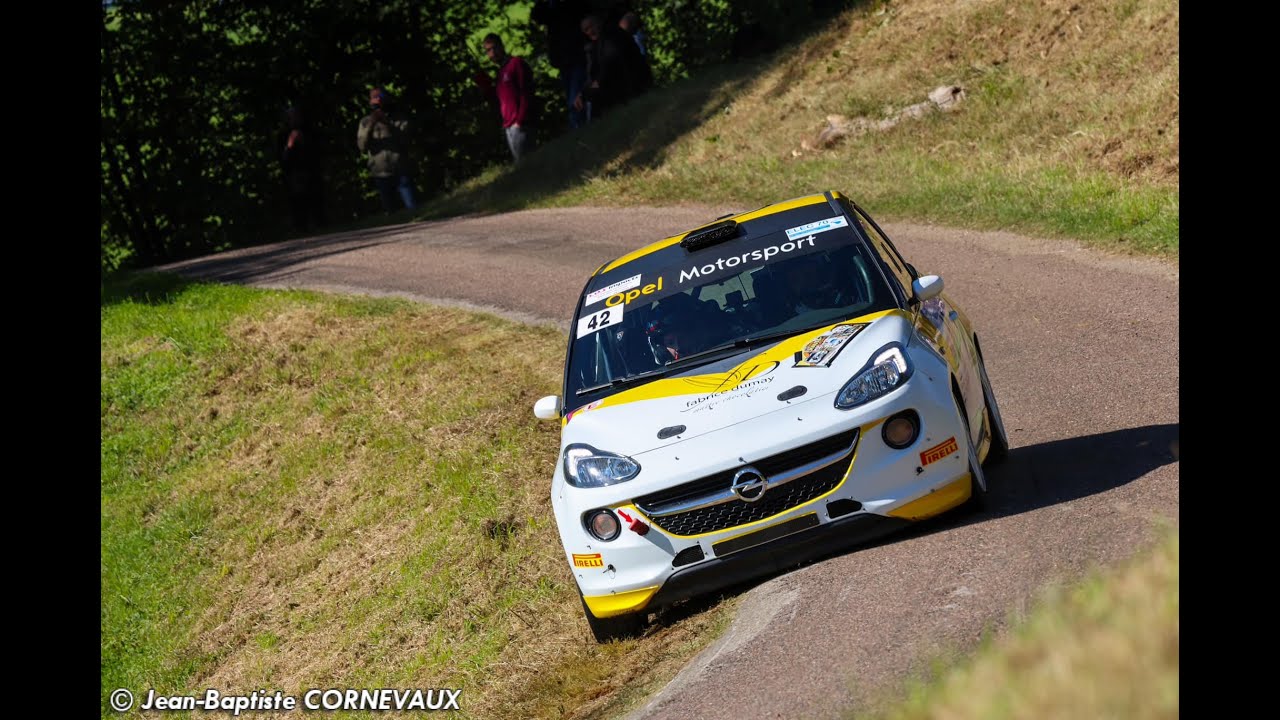 Rallye Haute Saône 2024 / ES6 VILLAFANS / OPEL ADAM R2