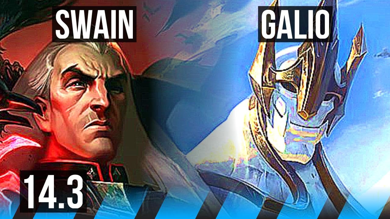 SWAIN vs GALIO (MID) | 7/2/15 | NA Grandmaster | 14.3