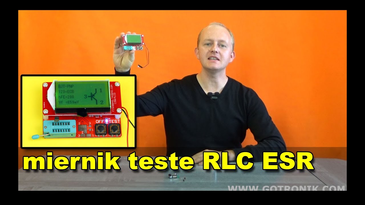 Miernik RLC ESR oparty na układzie Atmega328