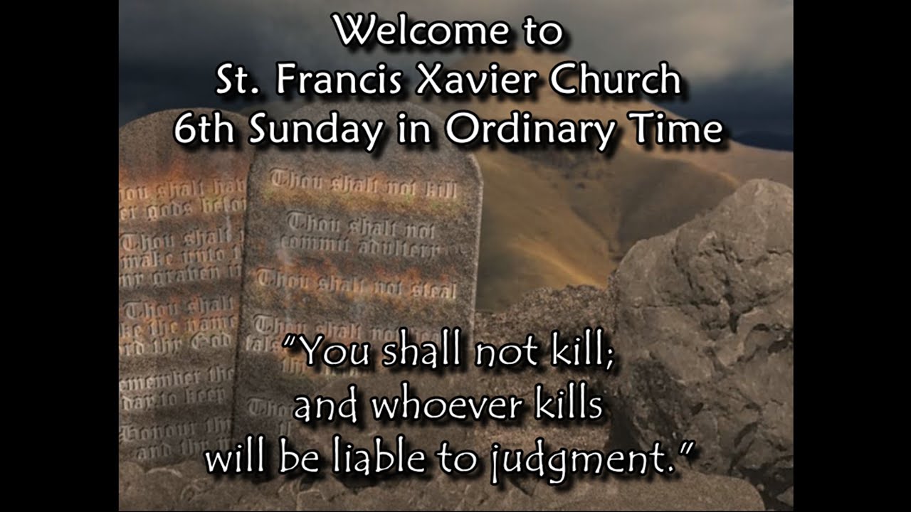 St. Francis Xavier Catholic Church, Sunday, February 15th,  2026 9:30AM