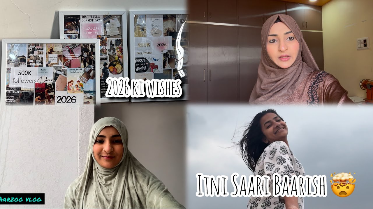 Hamari itni sari wishes || bin Mausam baris🤯|| #dailyvlog 