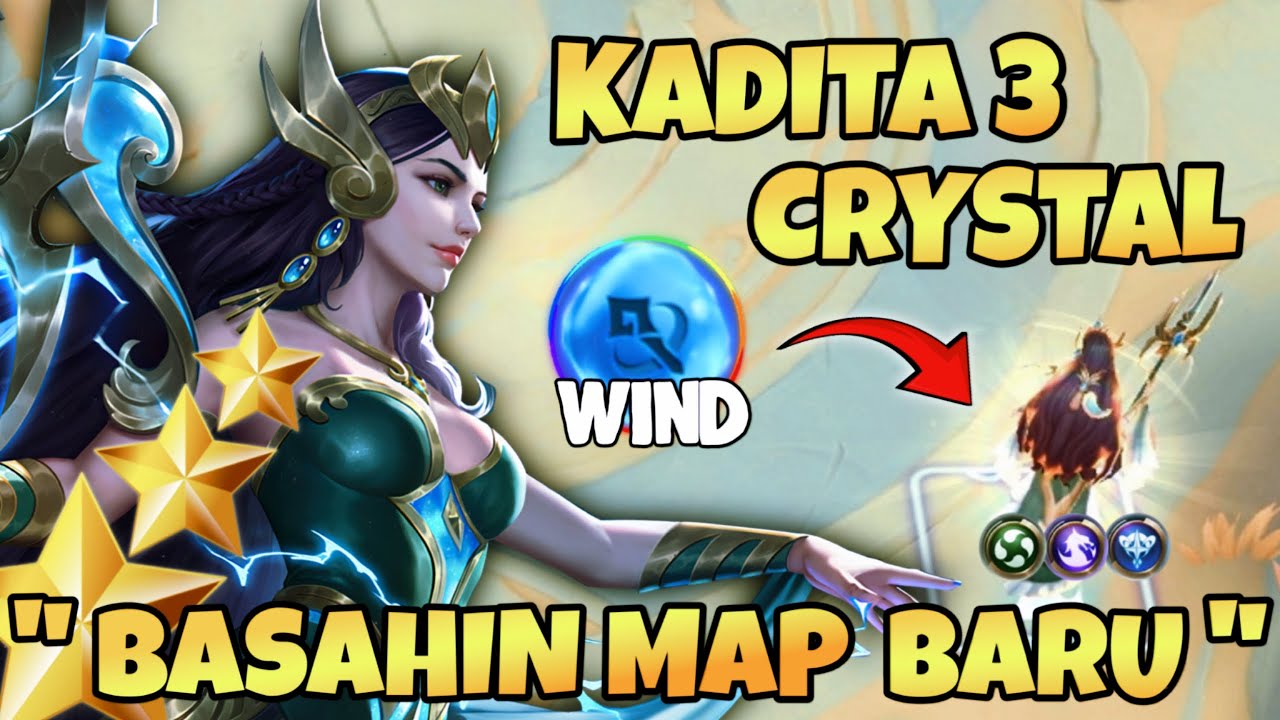 KADITA UNLIMITED ULTI 3 CRYSTAL | TUTOR BASAHIN MAP BARU BIAR WANGI !! - Mobile Legends Magic Chess