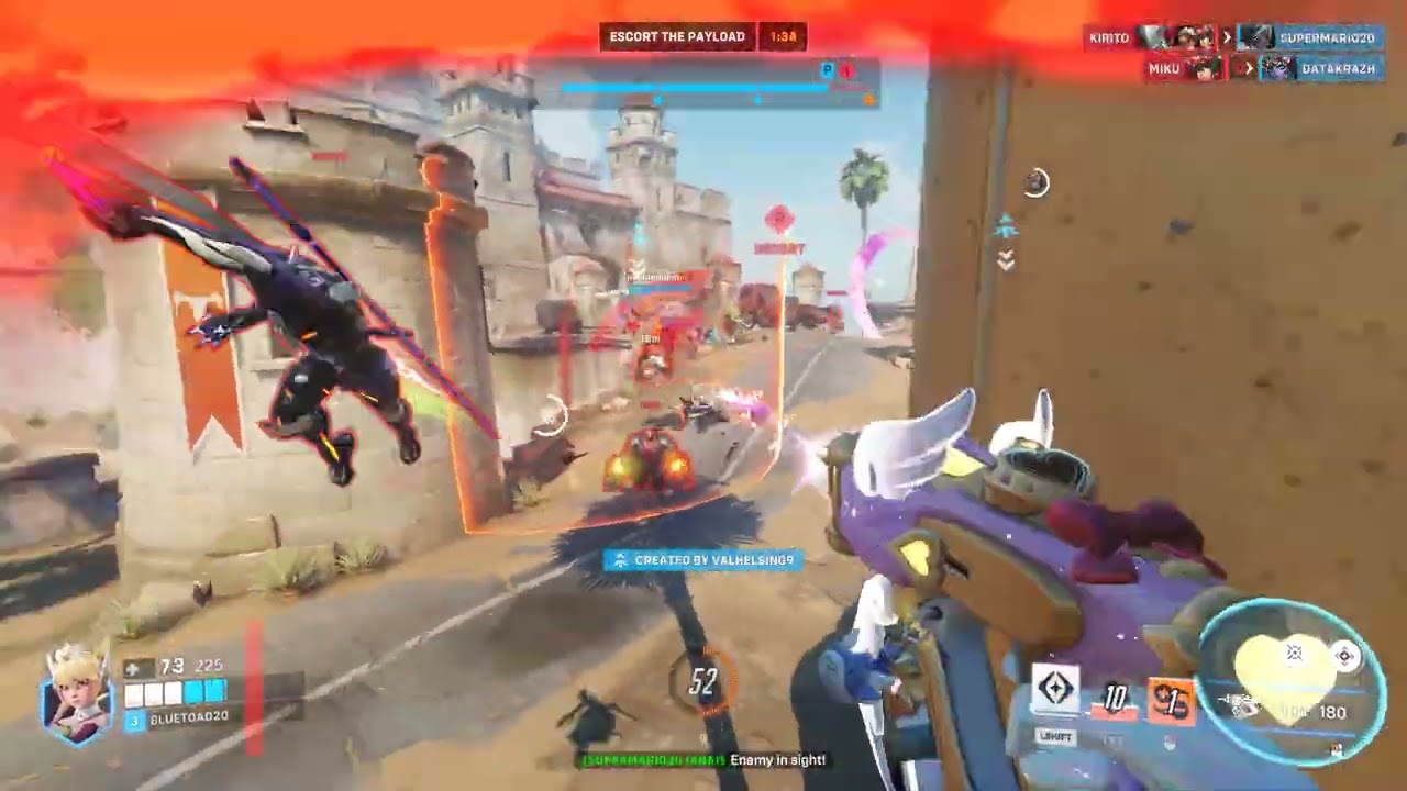 Overwatch 2 Clip - Sweaty Juno Cart Gameplay