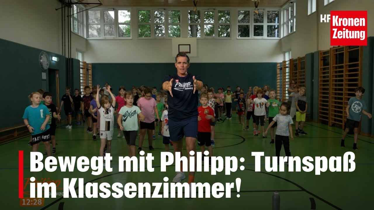 Philipp bewegt am Mittwoch, 8.10.: Turnspaß im Klassenzimmer! | PHILIPP BEWEGT