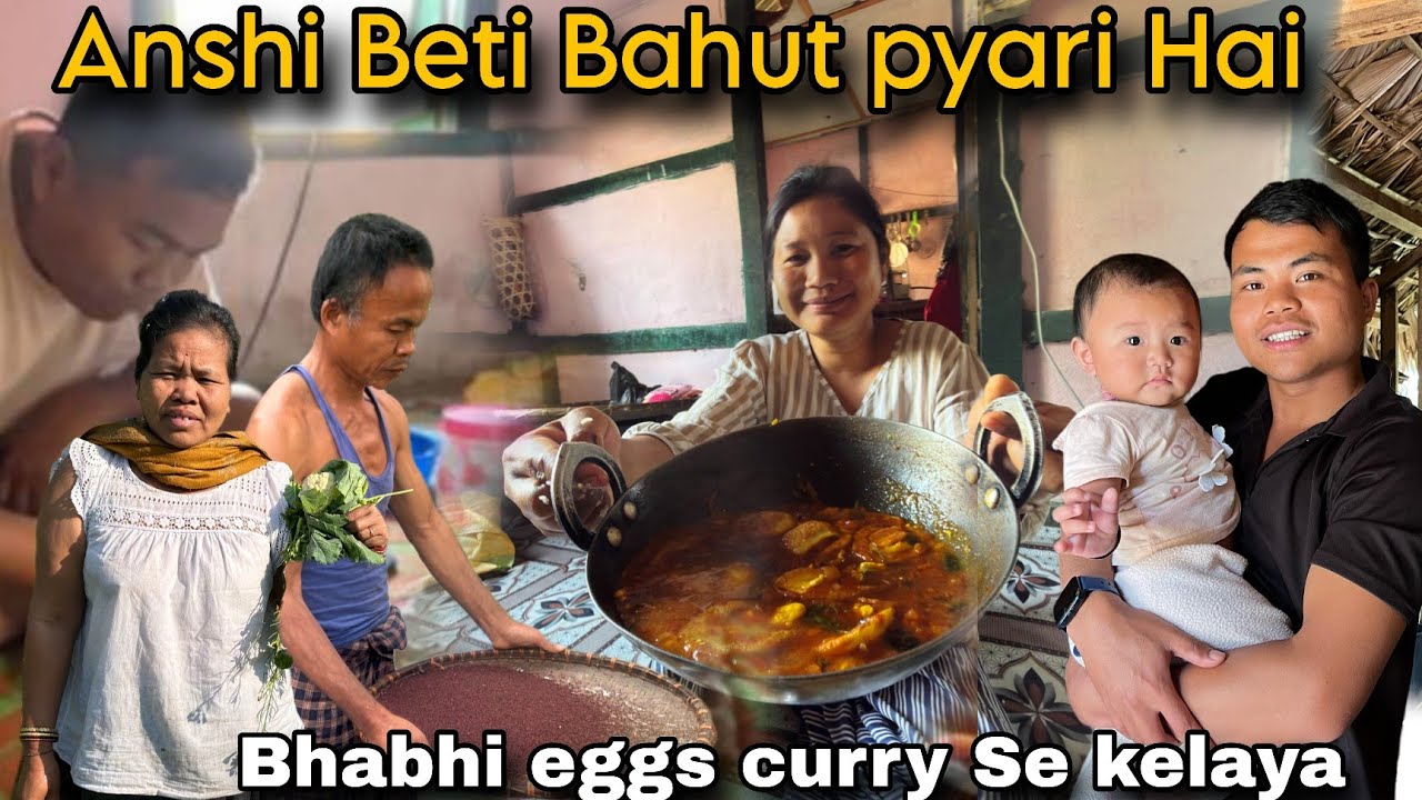 Aaj Bhabhi eggs curry Se Khana Kelaya ll @PriyankacVlogs Arunachal Pradesh.